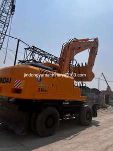 Compre Excavadoras Usadas Baratas, Excavadora de Ruedas Hyundai 210w Original de Corea, 21 Toneladas, Robex 210, Precio de Excavadora R210w-9 210w-7 - Product Image 6