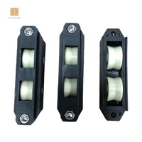 Roulettes de fenêtre en nylon sur mesure, fabricant de quincaillerie pour fenêtres coulissantes OEM