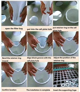 Nhiệt độ cao baghouse Xung máy bay phản lực Bụi Collector/túi lọc/baghouse/bụi loại bỏ hệ thống - Product Image 4