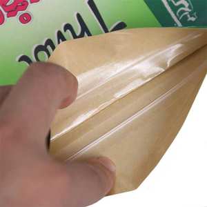 Kantong kemasan bumbu jendela bening kantong berdiri kertas cetak kustom kantong kemasan gula makanan kantong kertas untuk bumbu - Product Image 6