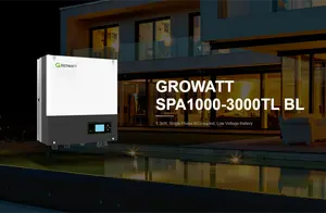 Grolwat SPA1000-3000TL BL 1000W 2000W 3000W Inverter Pompa Surya dengan Baterai Satu Fase Ac Gabungan