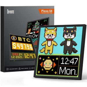 <span class=keywords><strong>Divoom</strong></span> Pixoo-64 WiFi <span class=keywords><strong>Pixel</strong></span> Cloud, Marco Digital con Control por Aplicación, Pantalla LED, Pantalla Profesional Alibaba - Product Image 1