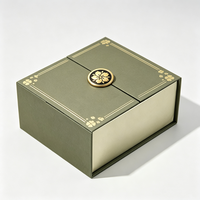 Étiquette Métallique Ronde OEM en Émail Motif Floral, Plaqué Or, pour Boîte Cadeau Cosmétique et Parfum, Décoration Personnalisée de Marque