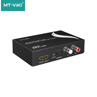 Répartiteur audio-vidéo HDMI 1.4 4K 30Hz 225Mhz avec port audio SPDIF 3.5mm, équipement à fibre optique