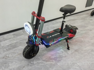 Trottinette électrique haute puissance avec moteur 2x3000W, batterie 60V 38Ah, <span class=keywords><strong>pneu</strong></span> tout-terrain de 11 pouces, 45 °   Climber pour accéder aux terrains hors route - Product Image 4