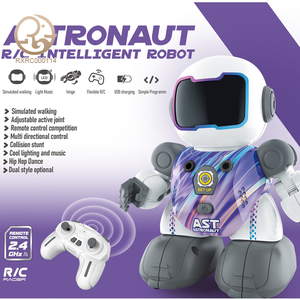 Robot Compagno Intelligente Programmabile con Funzione di Danza e Musica, Giocattolo Educativo in Plastica con <span class=keywords><strong>Intelligenza</strong></span> <span class=keywords><strong>Artificiale</strong></span> - Product Image 3