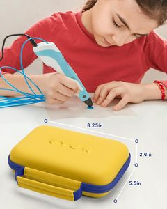 Étui pour stylo 3D pour <span class=keywords><strong>3Doodler</strong></span> Start+ Essentials, ensemble de stylos 3D pour enfants, sac de rangement de voyage antichoc pour stylos et recharges - Product Image 5