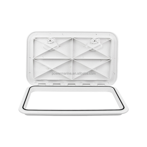 Kit di Boccaporti Quadrati Bianchi in Plastica ABS Confezionati Singolarmente per Accessori Kayak e Imbarcazioni - Product Image 4