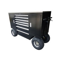 Chariot d'atelier robuste en acier de 75 pouces avec 7 tiroirs pour mécaniciens, chariot de rangement pour garage industriel et fabrication de tôles