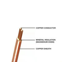 Cable Flexible Resistente al Fuego con Aislamiento Mineral de Cu/MgO, Núcleo de Cobre, Construcción Segura, Transmisión de Energía Estable