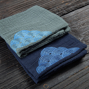 Bambus stampato cotone ad asciugatura rapida uso domestico spessito assorbente stile giapponese canapa strofinacci <span class=keywords><strong>per</strong></span> Matcha - Product Image 2