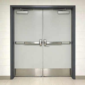 Puerta Cortafuego de Acero con Doble Acristalamiento, Certificación UL de 90 Minutos, Resistente, para Exteriores, de Alta Resistencia, Fabricación con 36 Años de Experiencia, ODM/OEM - Product Image 1