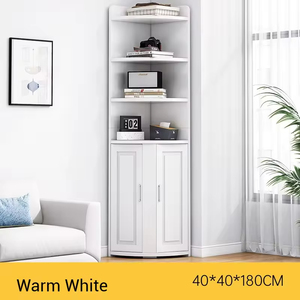 Floor Mounted Corner Bookshelf Saving Triangle Storage Rack Living Room Multi Layer Modern Home Office Wholesale Chinese - Product Image 6