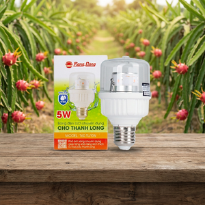 Iluminación Agrícola: Bombillas LED de Aluminio de 5W/9W para el Cultivo de Pitayas (Frutas del Dragón) y Apoyo al Floración - Product Image 1