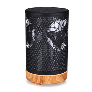 Diffuseur d'arômes Yuanchang Pumeng Butterfly 100 ml, humidificateur d'air de bureau en fer forgé ajouré, pour usage domestique et commercial - Product Image 3