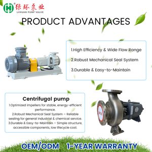 Pompe de circulation résistante d'alcali acide <span class=keywords><strong>H2SO4</strong></span> HNO2 centrifuge pour le processus de traitement des eaux usées - Product Image 2