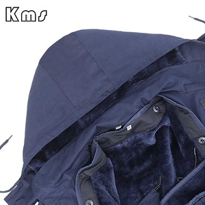 KMS-chaqueta táctica de forro polar para exteriores, forro polar transpirable de color azul, suave, de fábrica, venta al por mayor, <span class=keywords><strong>M65</strong></span> - Product Image 4