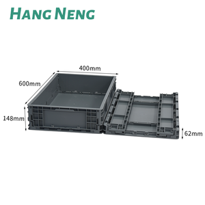 600-148 EU nhựa có thể gập lại dày hậu cần hộp PP Đóng mở Stackable cho tự động hóa nhà máy kho vận chuyển - Product Image 2
