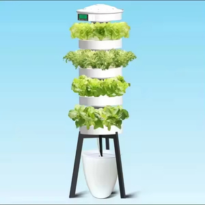 Système aquaponique hydroponique vertical compact avec pompe et lampes de culture pour la croissance des plantes d'<span class=keywords><strong>intérieur</strong></span>, <span class=keywords><strong>arrosage</strong></span> <span class=keywords><strong>automatique</strong></span> et performance stable - Product Image 3