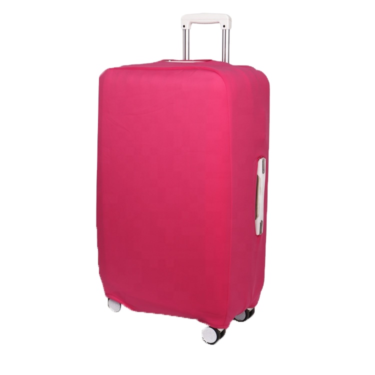 Travelsky Promotionnel Top Qualité Personnalisé OEM Logo Et Couleur Spandex Élastique Valise Housse De Protection Bagages