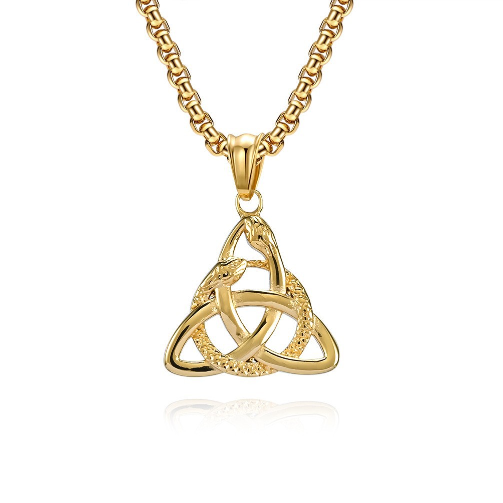 Gold single pendant