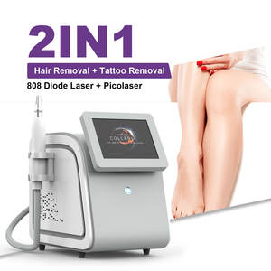 Appareil portable 2 en 1 pour l'épilation au laser diode 808 et l'élimination des tatouages au laser Yag 1064 nm - Product Image 1