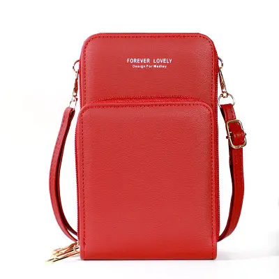 Touch Screen Crossbody Leather Bag Lightweight Cellphone Wallet Purse ...