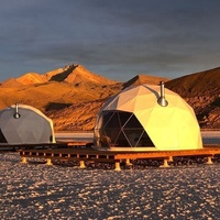 Jingfa — tente de camping de luxe transparente, tente à dôme géomantique, pour station familiale, pre-plucked