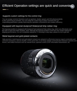 Lente Yongnuo YN35mm F2R DF DSM AF/MF de Fotograma Completo con Gran Apertura y Enfoque Automático, Montura RF para <span class=keywords><strong>Canon</strong></span> EOS <span class=keywords><strong>R</strong></span> RP R6 R5 R3 - Product Image 5
