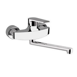 Robinet de lavabo mural à levier unique Artic Line, chromé, longueur 26,3 cm - Product Image 1