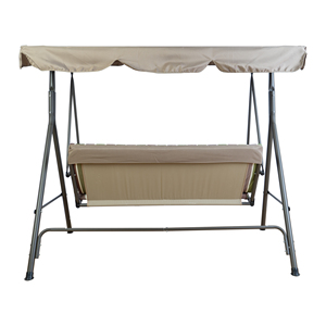 <span class=keywords><strong>Alicia</strong></span> comoda sedia a dondolo a 3 cuscini per Patio con struttura in acciaio resistente a baldacchino regolabile cuscino rimovibile-per esterni - Product Image 5