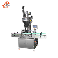 Machine de remplissage semi-automatique pneumatique pour bouteilles de poudre d'épices, idéale pour le piment, le sel, le café et les boissons (10-500g)