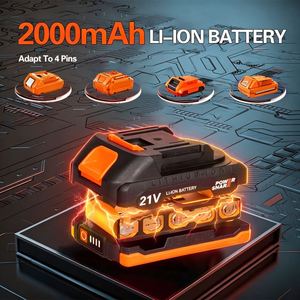 Taladro Eléctrico Multiusos de Iones de Litio TALADO al por Mayor, 4 en 1, <span class=keywords><strong>Atornillador</strong></span> Inalámbrico Sin Escobillas, Herramientas Eléctricas con Diferentes Mandriles - Product Image 5