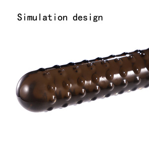 面白いクリスタルTPEフルーツ野菜ディルド女性用オナニーセックストイバナナキュウリナスヘチマニンジンセックストイ女性用 - Product Image 4