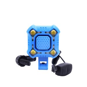 自行车喇叭灯可充电 USB 防水防雨自行车 781 前灯带喇叭 - Product Image 1