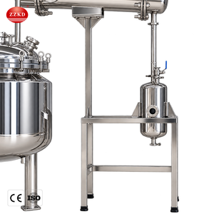 Reactor de Acero Inoxidable Sanitario de Doble Pared con Agitador para Mezcla Química Industrial - Product Image 2