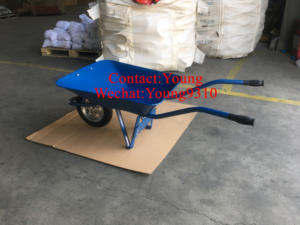 Wb2203 60l गैल्वेनाइज्ड औद्योगिक उद्यान व्हीलबारो भारी शुल्क व्हीलबारो निर्माण व्हील बैरो - Product Image 6