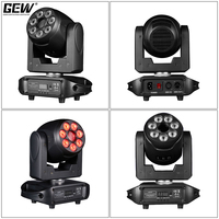Projecteur LED DMX à tête mobile 7x15W RGBW + 80W Spot Beam Wash pour DJ, bar, discothèque, KTV, soirée, spectacle