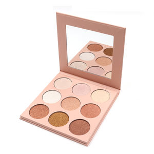 Haute qualité 6 couleurs higlighter Palette Multi couleur cosmétique fard à paupières poudre paillettes fard à paupières - Product Image 5