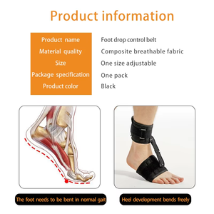 Neoprene Breathable Orthopedic Foot Drop <strong>Brace</strong> <strong>Brace</strong> for <strong>Plantar</strong> <strong>Fasciitis</strong> - Product Image 2