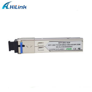 डब्ल्यूडीएम 100 BASE बीड़ी SFP 1310/1490 (1550) 20 KM अनुसूचित जाति/नियंत्रण रेखा ट्रांसीवर मॉड्यूल - Product Image 3