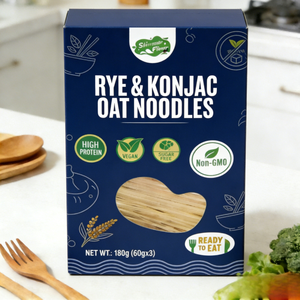 Nouilles d'avoine Konjac en gros, <span class=keywords><strong>repas</strong></span> instantané riche en protéines avec farine de seigle, riches en fibres alimentaires, préparation en 15 minutes, marque privée OEM - Product Image 4