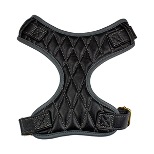 Set kerah dan tali kulit Pu untuk anjing, Set kerah dan tali kulit sapi asli <span class=keywords><strong>Harness</strong></span> hewan peliharaan kualitas tinggi tahan air - Product Image 3