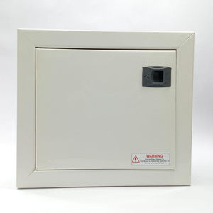 Boîtier de distribution MCB métallique (double porte-TPN) avec barre omnibus neutre premium, plaque factice de liaison de phase, modèle KK29, 48 pôles, usage industriel - Product Image 3