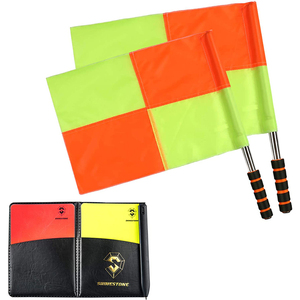 Scheidsrechter Vlag, Sport Scheidsrechter Vlag, RVS Commando Hand Vlag Scheidsrechter Vlag, Sport Scheidsrechter Vlag, RVS Commando Hand Vlag