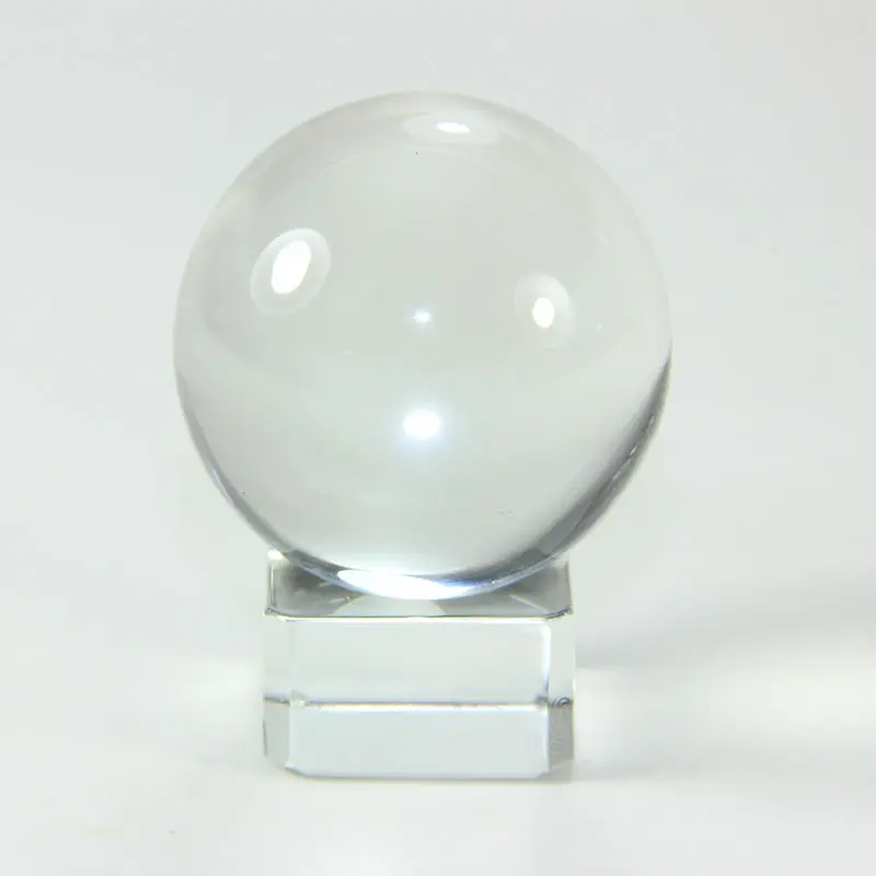 Cheap glass ball with base for customized gifts