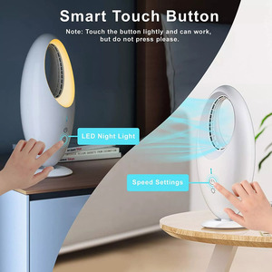 Imycoo Bán Buôn Có Thể Sạc Lại Mini Bladeless Bàn Fan Xách Tay USB Hói Đầu Bàn Fan Hâm Mộ - Product Image 6