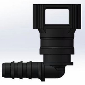 Airship 15.82 14X1.5 Bend Fuel <b>Connector</b> <b>Quick</b> Plug Plastic Black Automotive Parts Fuel Line Urea Line - Product Image 1