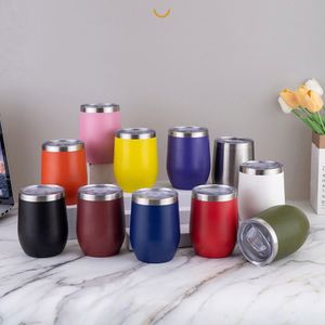 Vaso Térmico para Café con Logotipo, Venta al por Mayor de Fábrica, 12oz 16oz, Proveedor, Doble Pared Aislada, Taza de Café/Vino Personalizada con Forma de Huevo - Product Image 5