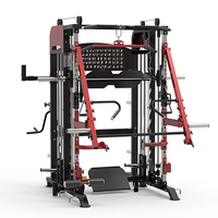 Gymnase De Remise en Forme commerciale Entraîneur multifonctionnel smith machine demi squat rack DY-9000A